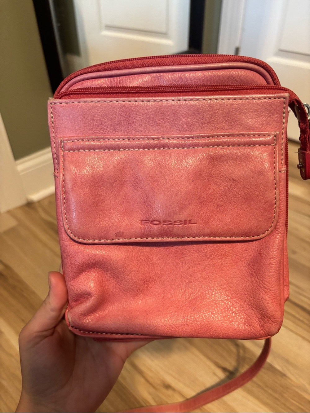 Fossil Women's Pink Crossbody Bag